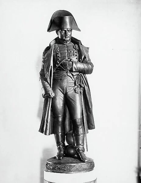 Napoleon I Bonaparte, emperor. Bronze statue by C.E. Seurre preserved in the Museum of the Castles of Versailles and Trianon, Versailles