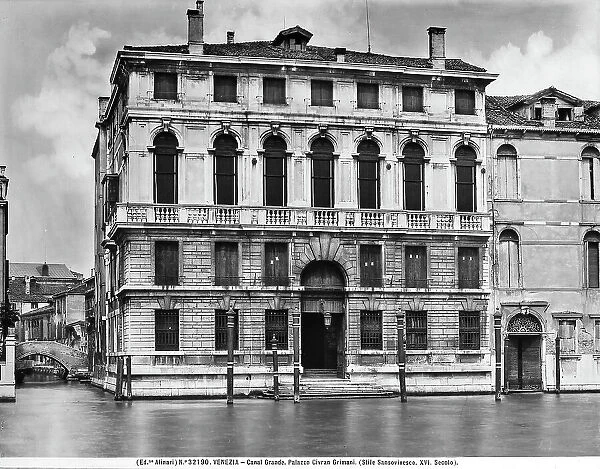 Palazzo Civran, Venice. The seventeenth century building was rebuilt over the course of the eighteenth century, probably by Giogio Massari
