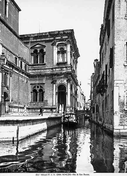 The Rio di San Rocco in Venice
