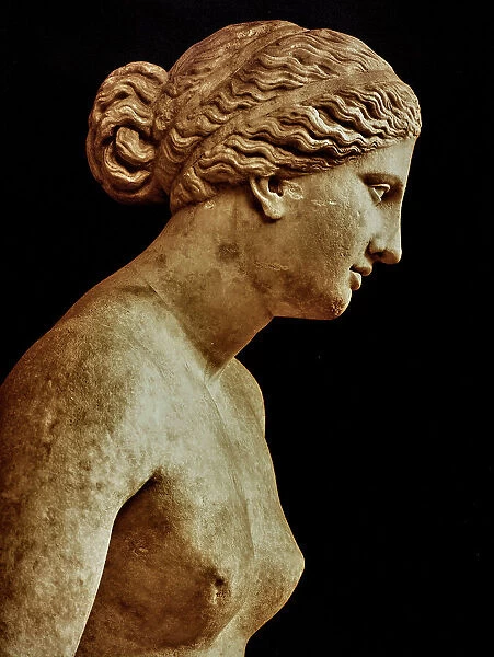 Detail of Venus or Aphrodite Cnidia, copy of Praxiteles, Museo Pio Clementino, Vatican Museums, Vatican City