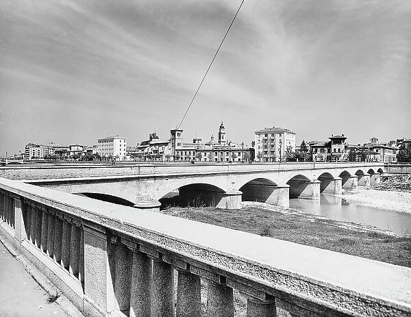 View of Caprazucca Bridge, Parma