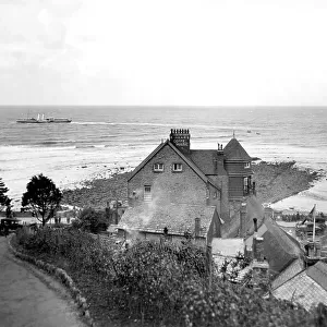 Lynmouth from The Hillside, Devon, August 1929