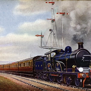 1872 Steam Locomotive 4-4-2 Lowestoft & Yarmouth Restaurant