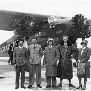 The 1930 transatlantic crew