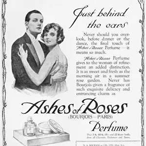 Advert for Ashes of Roses Perfume, 1925