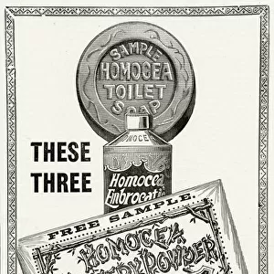 Advert for Homocea 1897