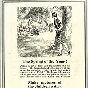 Advert, Kodak Girl, The Spring o the Year
