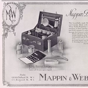 Advert for Mappin and Webbs dressing case, 1926