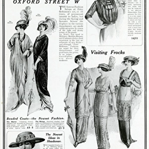 Advert for Peter Robinsons summer fashion 1913