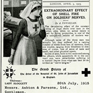 Advert for Phosferine tonic medicine 1915