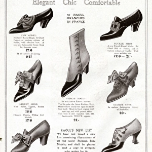 Advert for Raouls French footwear 1911