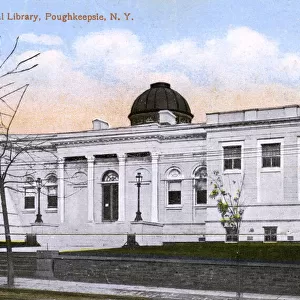 Adriance Memorial Library, Poughkeepsie, NY State, USA