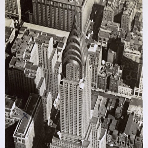 Aerial View of the Chrysler Building - New York City, USA