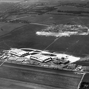 An aerial view of Croydon Airport