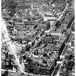 Aerial view, Marble Arch and Edgware Road, London