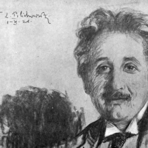 Albert Einstein, German-born physicist