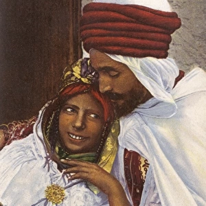 Algeria - A couples tender moment