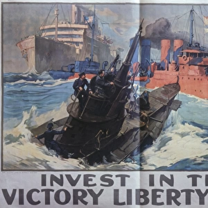 American poster advertising Liberty Loans, WW1