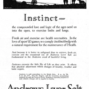 Andrews Liver Salt advertisement by H. L. Oakley