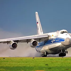 Antonov An-124-100 Ruslan of Volga Dnepr landing - PR 2