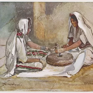 Arabs Grinding Corn 1901