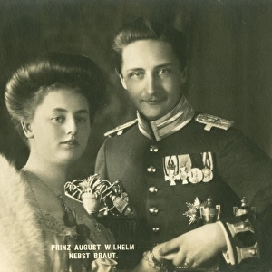 August Wilhelm of Prussia and Alexandra Victoria