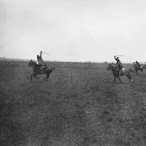 Austrian 7th Uhlans attacking, Galicia, WW1