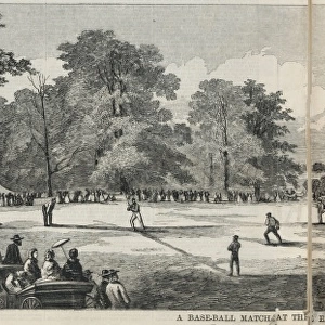 A baseball match at the Elysian Fields, Hoboken
