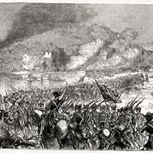 The Battle of Blenheim (or Blindheim), Hochstadt, Germany, 13 August 1704
