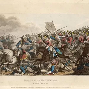 The battle of Waterloo, 1815