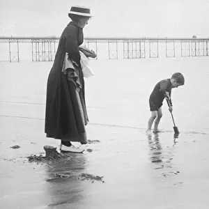 Beach Scene 1912