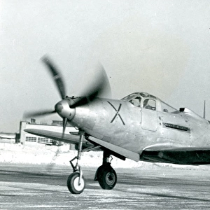 Bell P-63 Kingcobra fitted experimentally with a butterf?