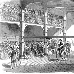 The Bicycle Tournament at the Myrtle-Street Gymnasium, Liver