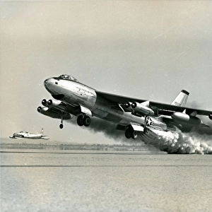 Boeing B-47E Stratojet, 51-5257, takes off from the Air ?