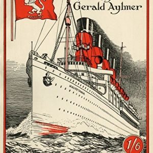 Book cover, RMS Mauretania, by Gerald Aylmer