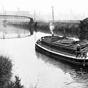 Brighouse River Calder barge early 1900s