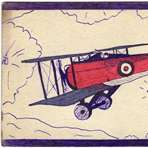 British fighter plane, WWI by George Ranstead