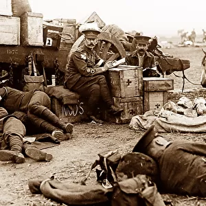 British Red Cross resting during WW1