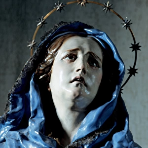 Bust of Painful Virgin, ca. 1755, by Francisco Salzillo (1707