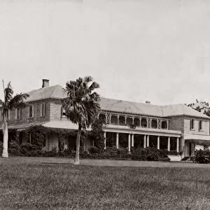 c. 1890s Le Reduit - State House, President of Mauritius