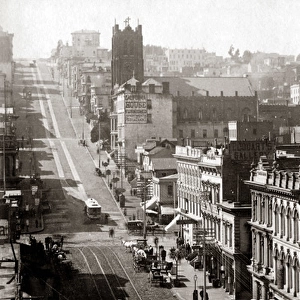 California Street, San Francisco, circa 1880s (Isiah Taber)