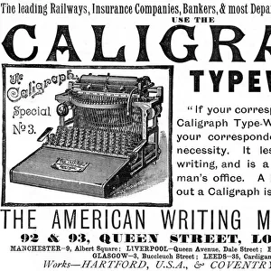 Caligraph typewriter