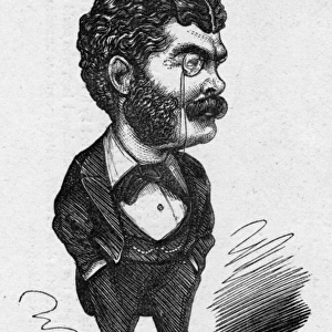 Caricature of the composer Sir Arthur Sullivan