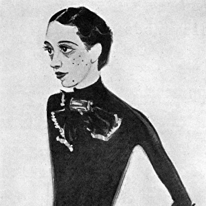 Caricature of Elsa Schiaparelli