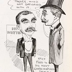 Caricature of (Sir) Edward Moss, chairman of Moss Empires