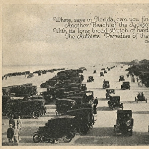 Cars on the beach, Jacksonville, Florida, USA