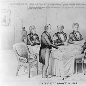 Cass & his cabinet in 1849