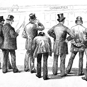 The Casualties Board at Lloyds of London, 1886
