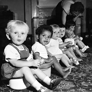 Children at a nursery school, Balham, SW London