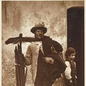 Chimney Sweep & Boy 1877